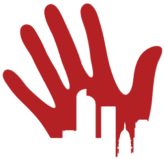 SaraBrown Logo Icon hand with the city of Denver